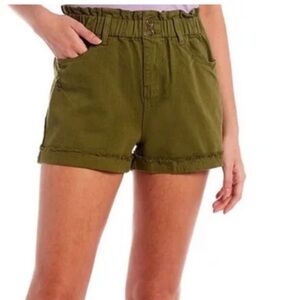 A Loves A Paperbag Olive Shorts